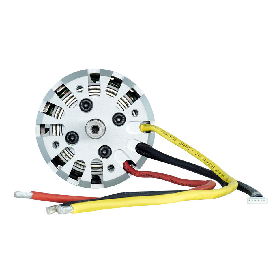 7000W 130KV 4 12S Outrunner Sensored Brushless DC Motor Brushless